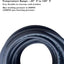 Manguera aire 3/8pulg x10ft resistente compresor con accesorios