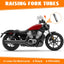 Kit extensión tubo horquilla 39mm cromado comp Harley