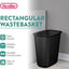 Cubo basura rectangular 5.5gal fácil limpiar 24uds color