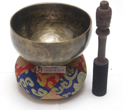 Set cuencos tibetanos meditación color antiguo 5.5pulg