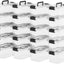 Contenedor plástico transparente 6.8qt con tapa asa 20uds