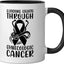 Taza Cerámica para Enfermera Oncología Negro/Blanco