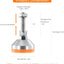 Patas niveladoras acero inox M10 para muebles