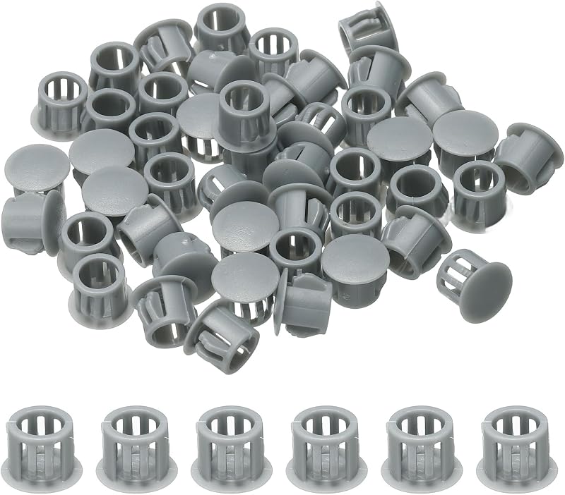 45 Tapones Plástico Nailon 2/5pulg para Taladro Tapas Muebles