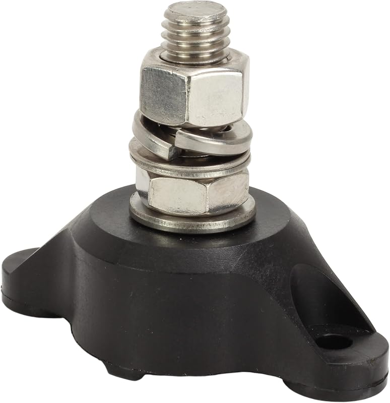 Bloque unión 1/2 pulg acero inox negro