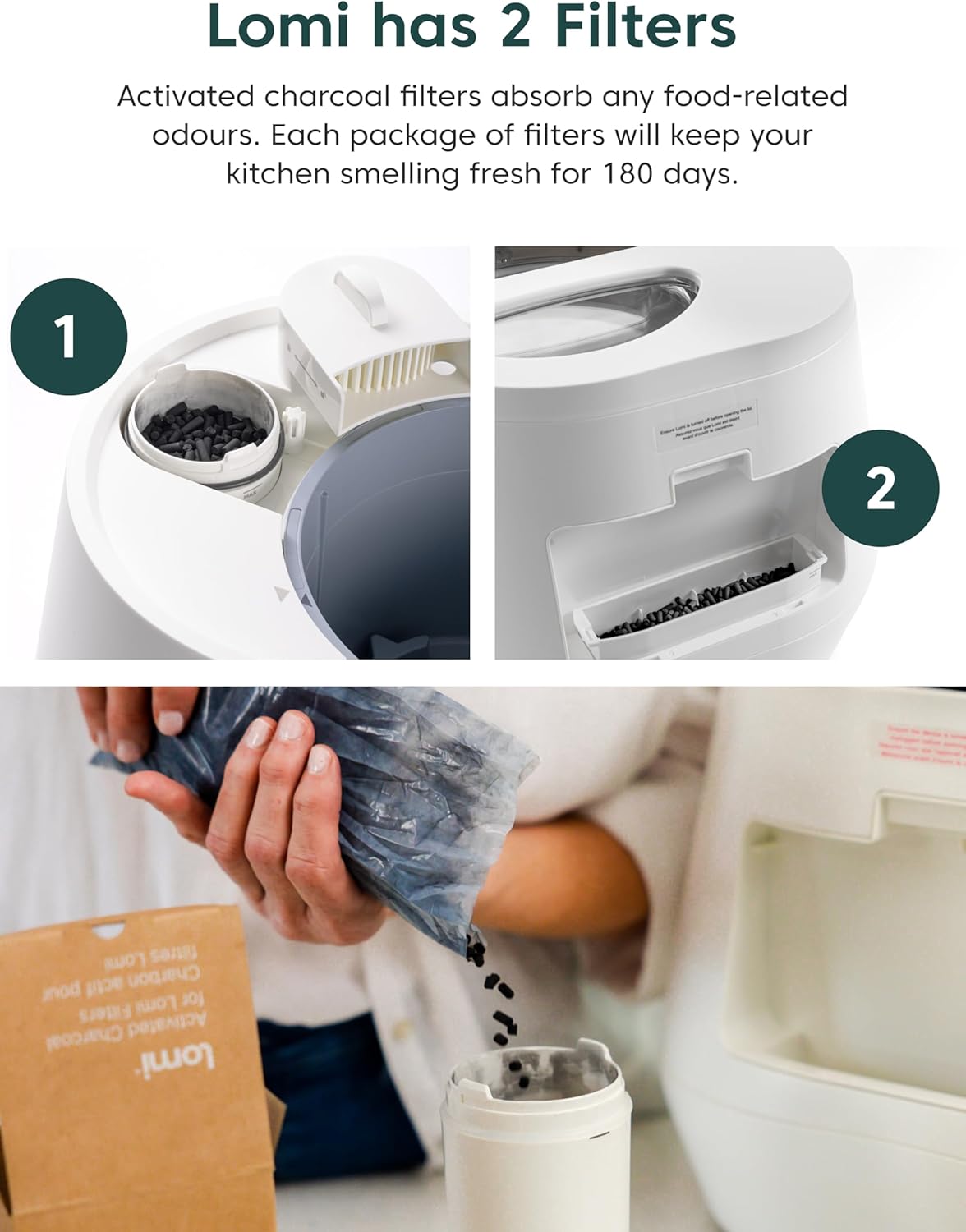 Filtros carbón activado para cocina 45 ciclos