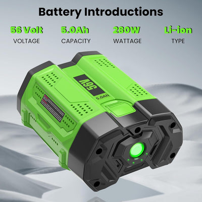Repuesto batería EGO 56V 5000mAh comp 5A