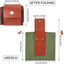 Bolsa forrajeo 4uds lona encerada plegable caza