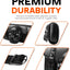 Bolsa herramientas motocicleta 7.2L cuero PU negra