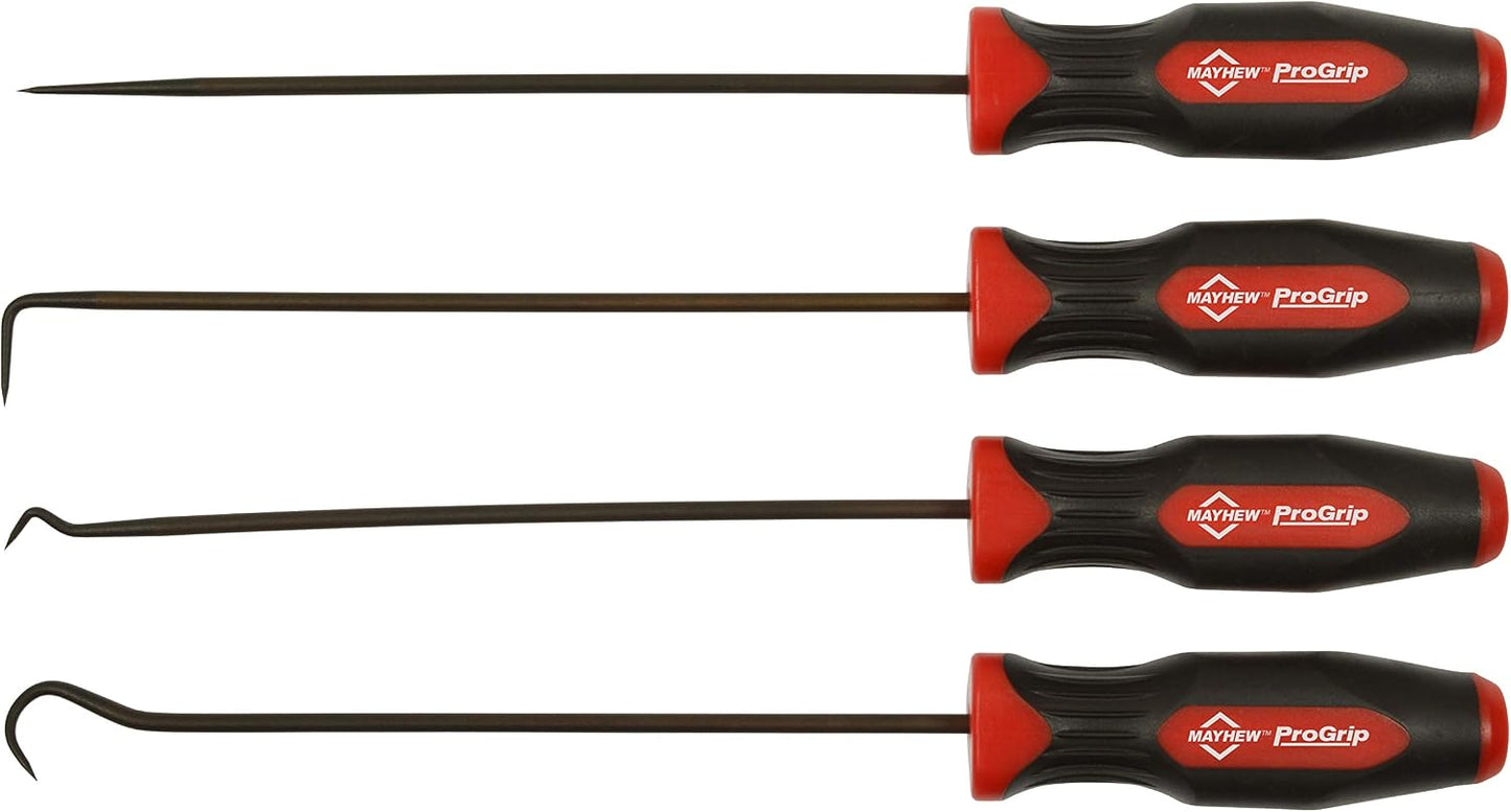 Set 4 Pzas Púas Mini ProGrip Acabado Negro