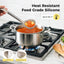 Set 28 Pzas Utensilios Silicona Mango Acero Inox Resistente Calor