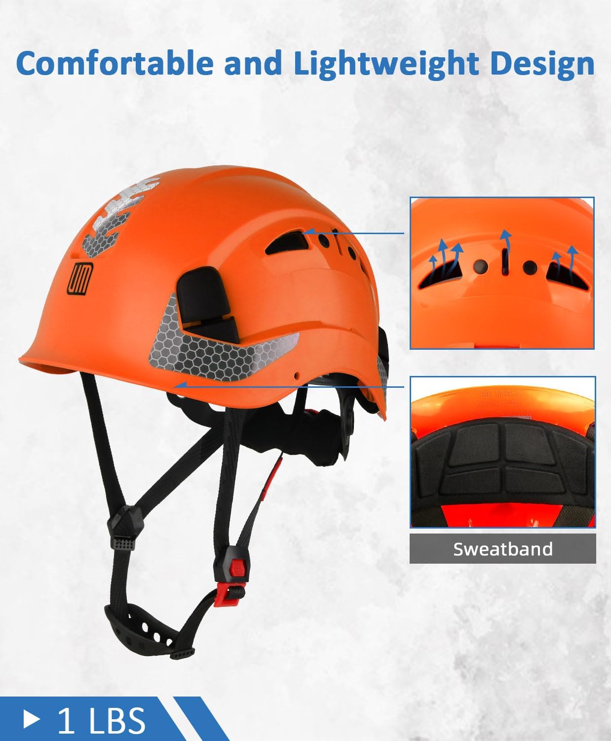 Casco seguridad ANSI Z89.1 ajustable industria