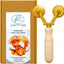 Cortador pasta doble rueda latón y madera Italia