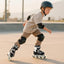 Patines en línea ajustables para niños con ruedas iluminadas