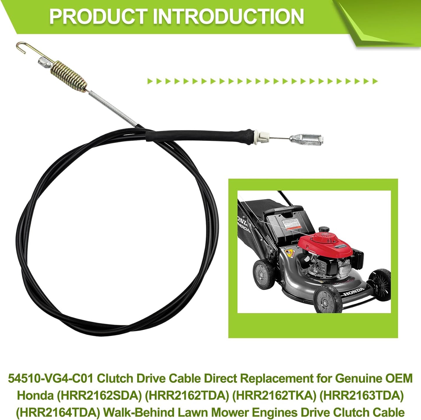 Cable embrague cortacésped Honda HRR2162SDA 54510-VG4-C01