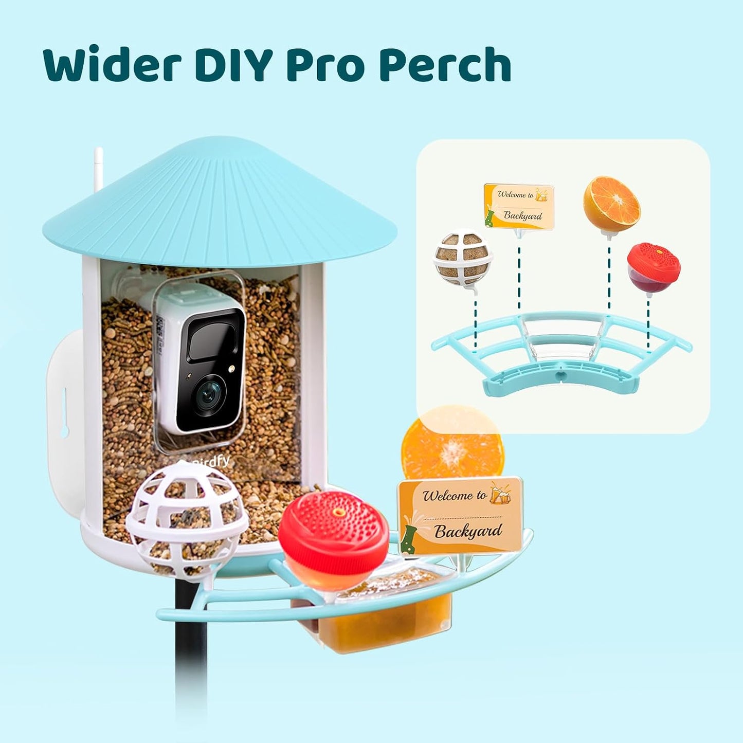 Percha extensible para colibríes y accesorios bricolaje