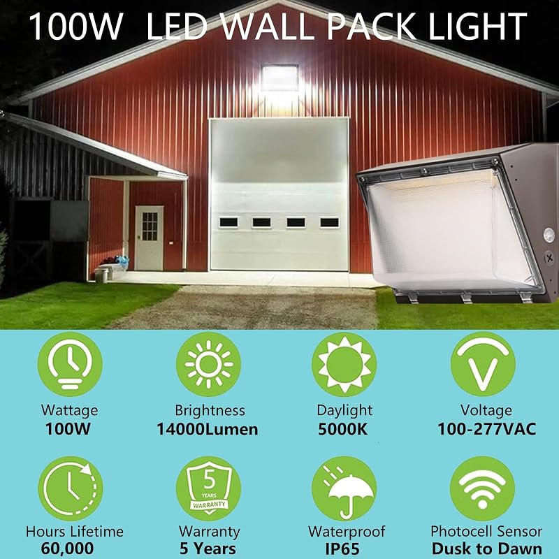 Luz LED pared 0-10V regulable 14000lm