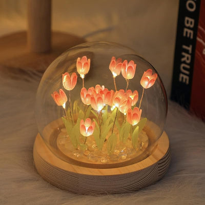 20 Lámparas Tulipán Luz Nocturna Decoración Dormitorio