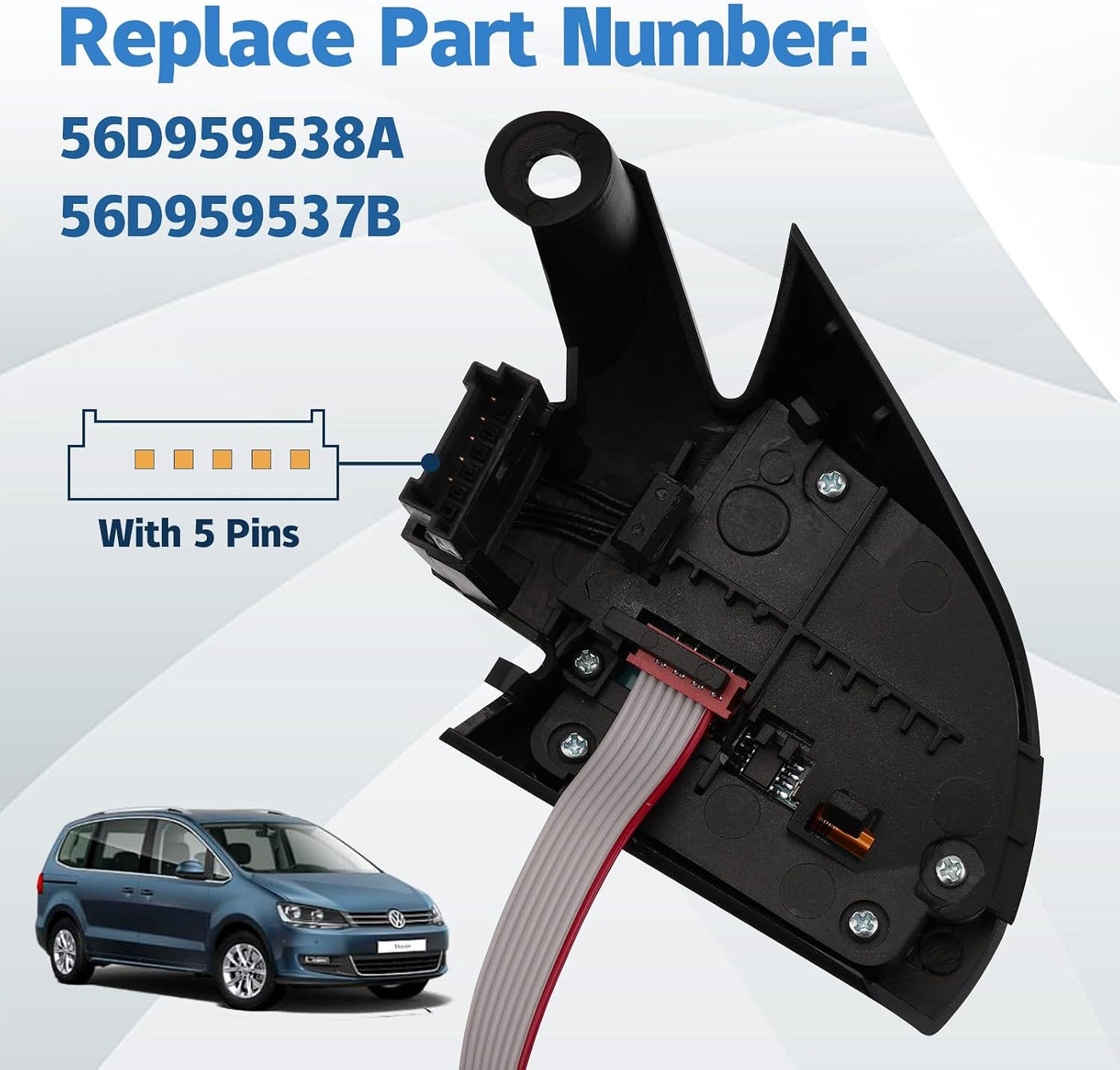 Botón multifunción volante VW Passat B7 Sharan 11-15