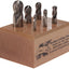 Set fresas carburo micrograno 1/8-1/2 6 Pzas