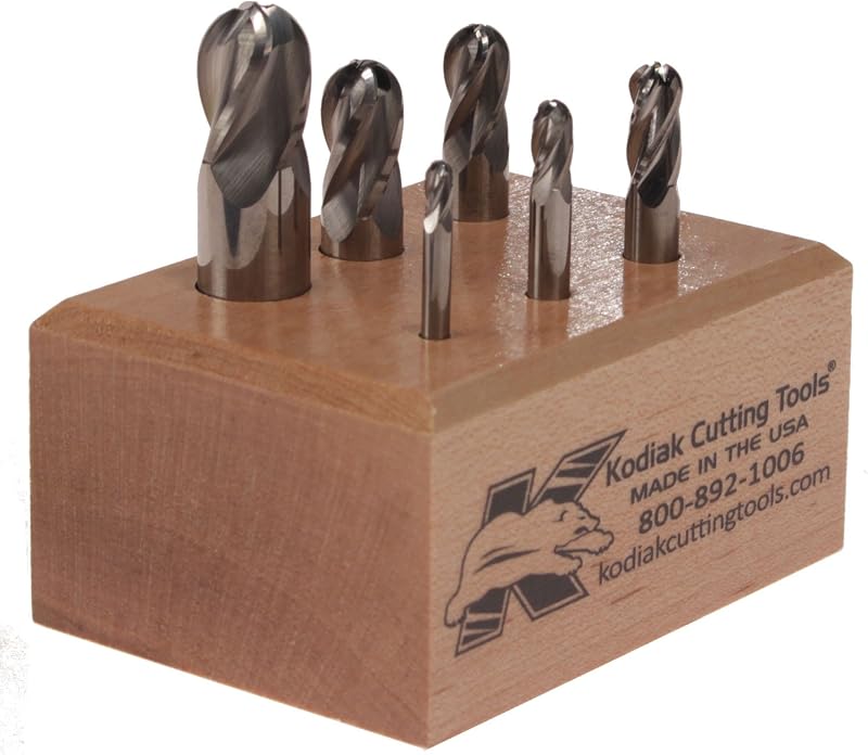 Set fresas carburo micrograno 1/8-1/2 6 Pzas