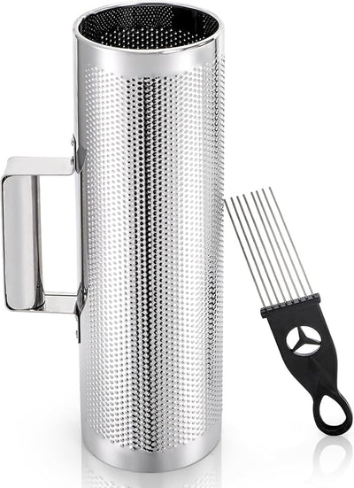 Guiro acero inox 12x4pulg raspador percusión