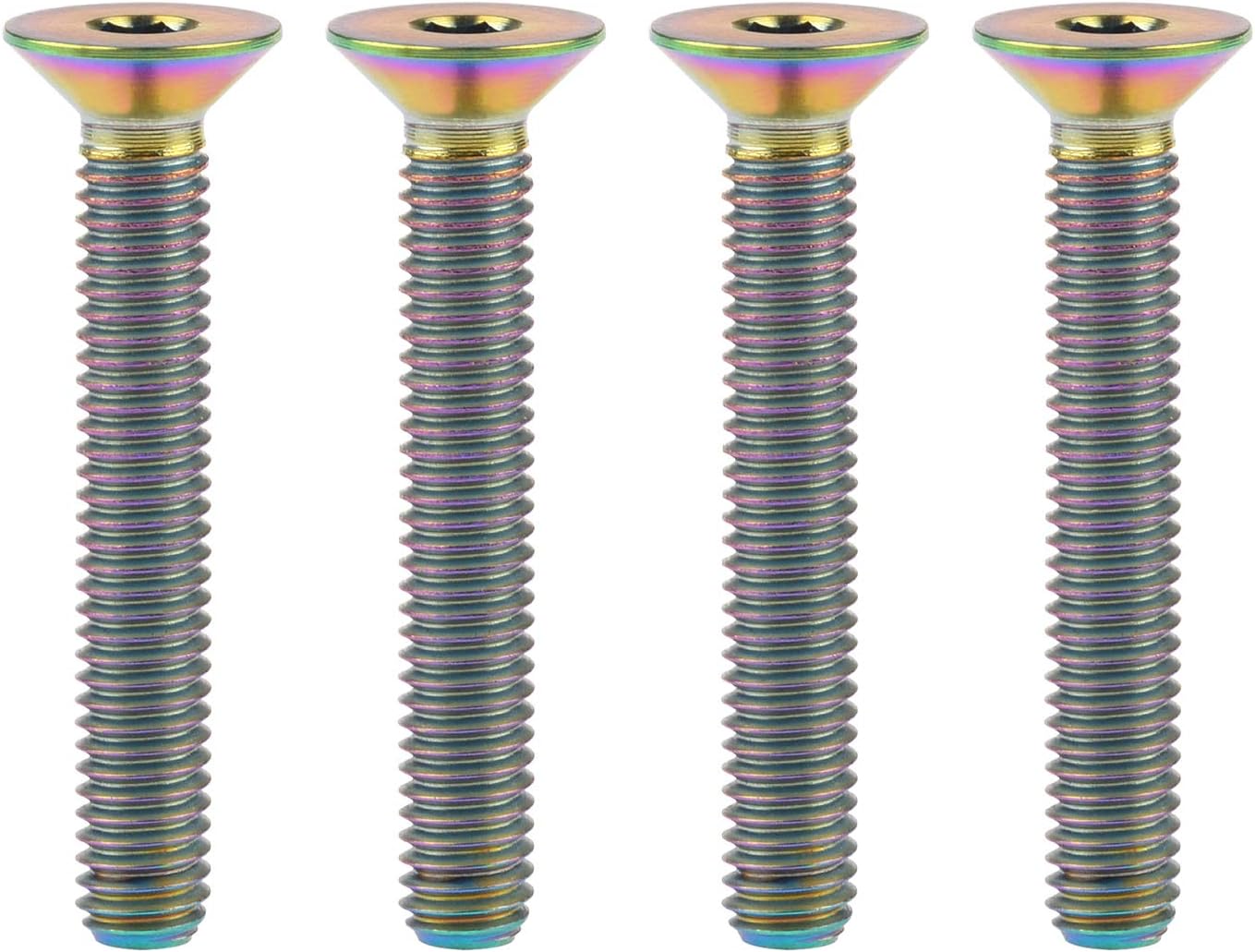 Tornillos hex M6x30mm cabeza plana avellanada pack 4