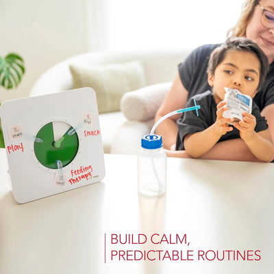 Temporizador visual 8pulg con pizarra y tarjetas PECS para niños
