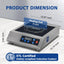 Placa inducción comercial 1800W acero inox 8pulg control temp