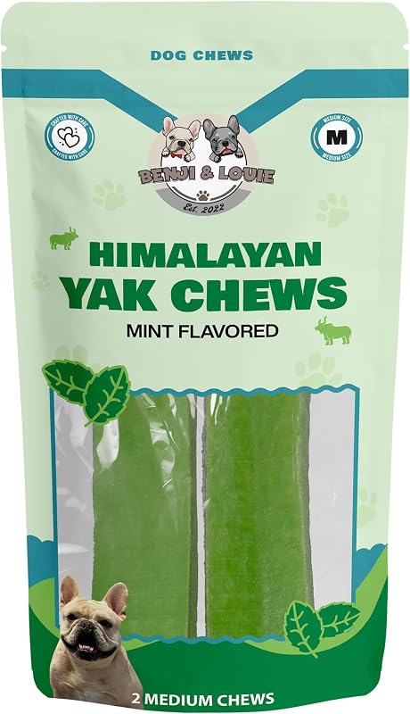 Chupetes yak menta perros medianos y grandes 2 ud