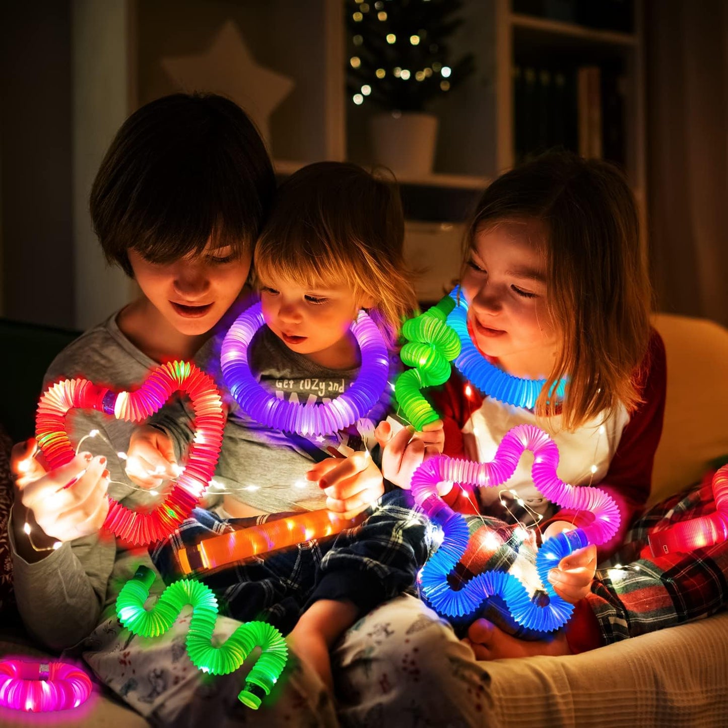 Varillas incandescentes para niños 6uds juguetes con luz LED
