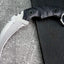 Cuchillo garra supervivencia acero D2 mango G10 4pulg