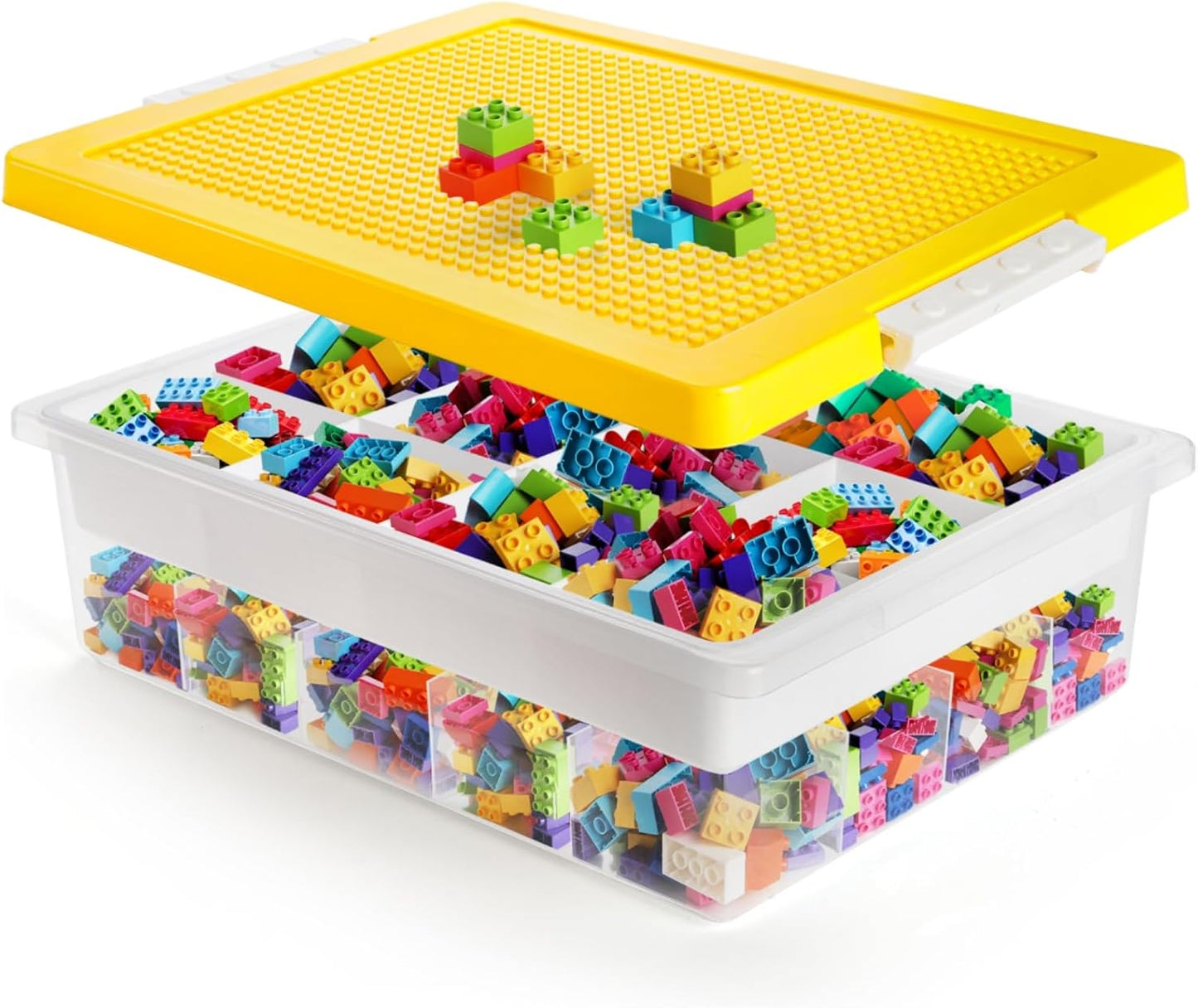 Caja organizadora juguetes 30 compartimentos transparente