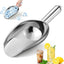 Pala acero inox 12oz para congelador lavavajillas con mango largo