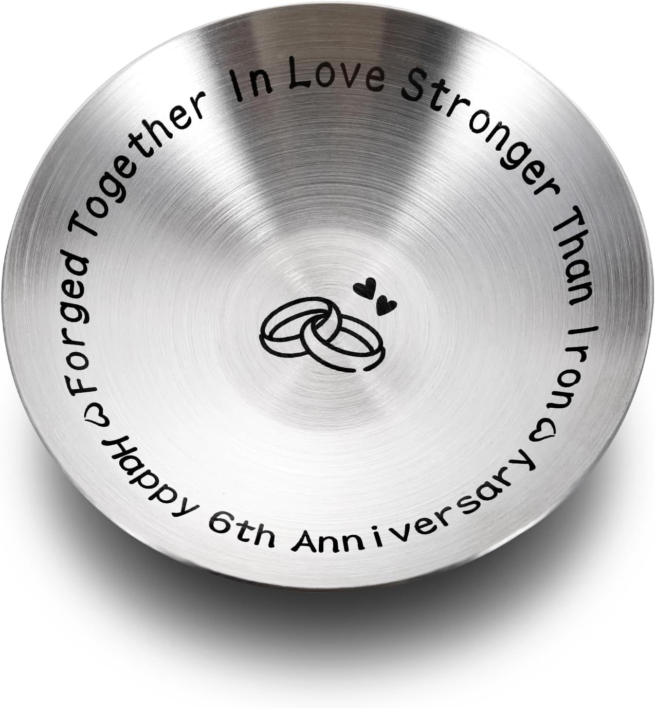 Soporte anillos 4" regalo aniversario boda