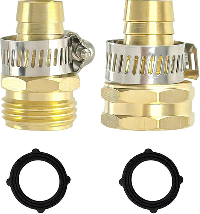 Kit reparación manguera 5/8pulg con conexiones latón y acero inox