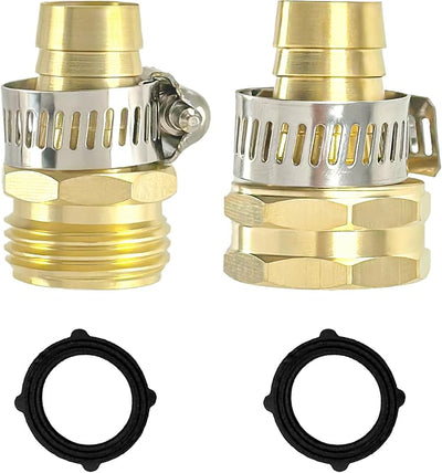 Kit reparación manguera 5/8pulg con conexiones latón y acero inox