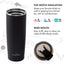 Vaso térmico acero inox al vacío con tapa Tritan