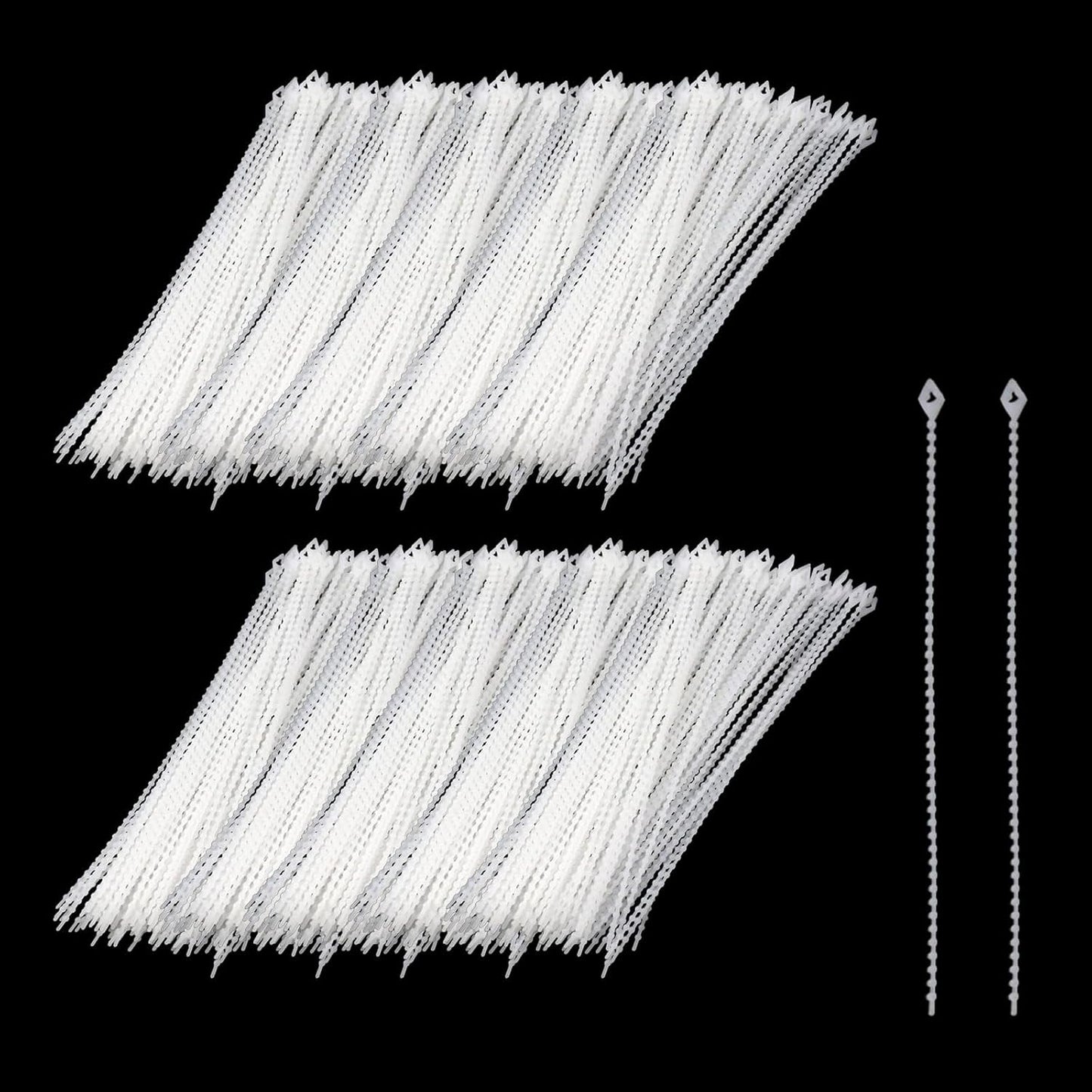 1000 Bridas Nailon Blanco 9.45pulg Resistentes Hogar Oficina