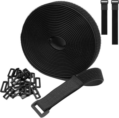 Correas ajustables cable 16pulg x 1 pulg con hebillas plástico
