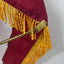 2 Esparcidores Bandera Metal Dorado 19.7in para Interior