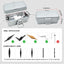 Caja eléctrica exterior 3 pzas 5.5x3x2.2" impermeable