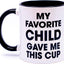 Taza regalo día del padre padrastro hijo favorito
