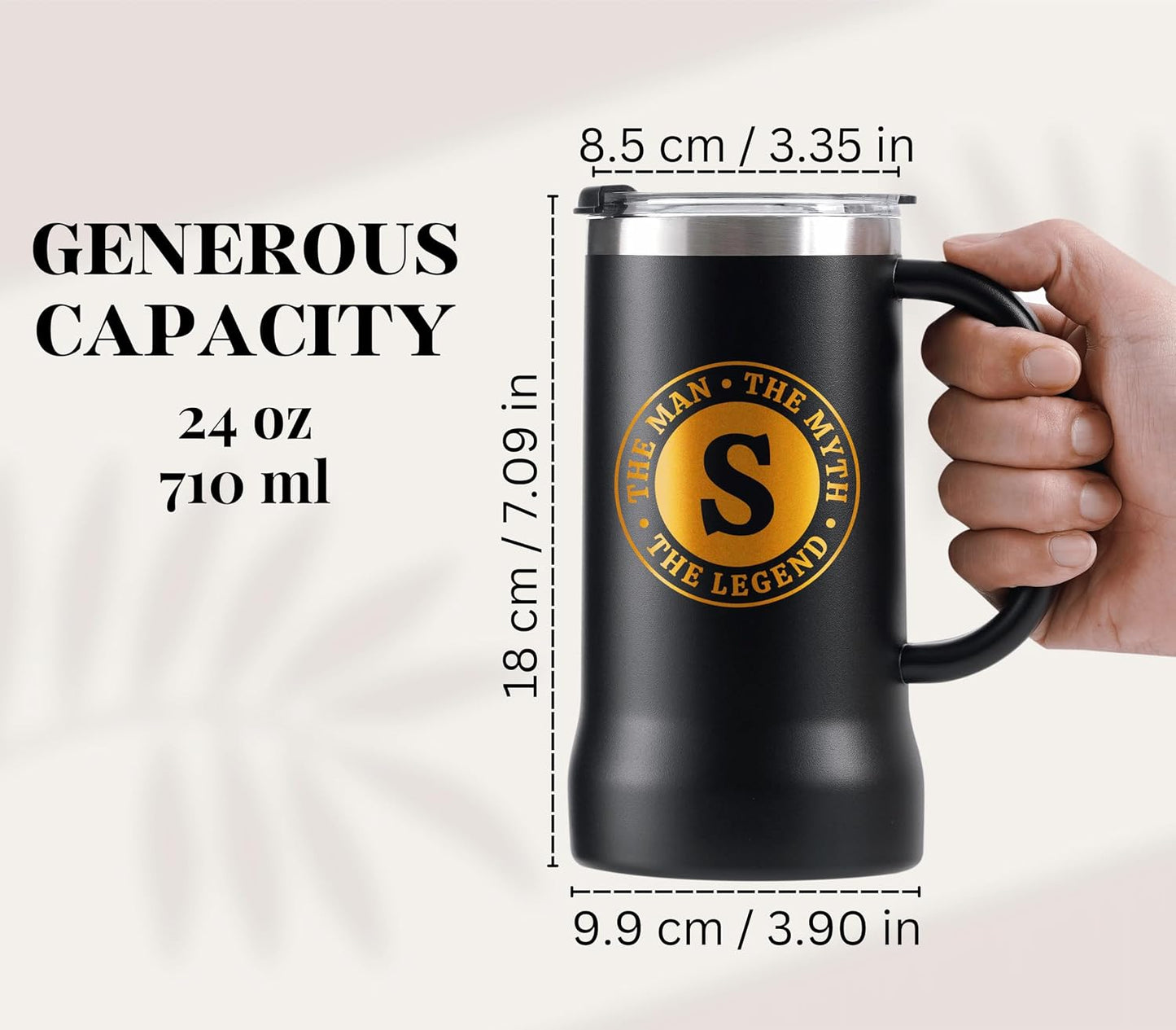 Taza viaje personalizada regalo únicos para él