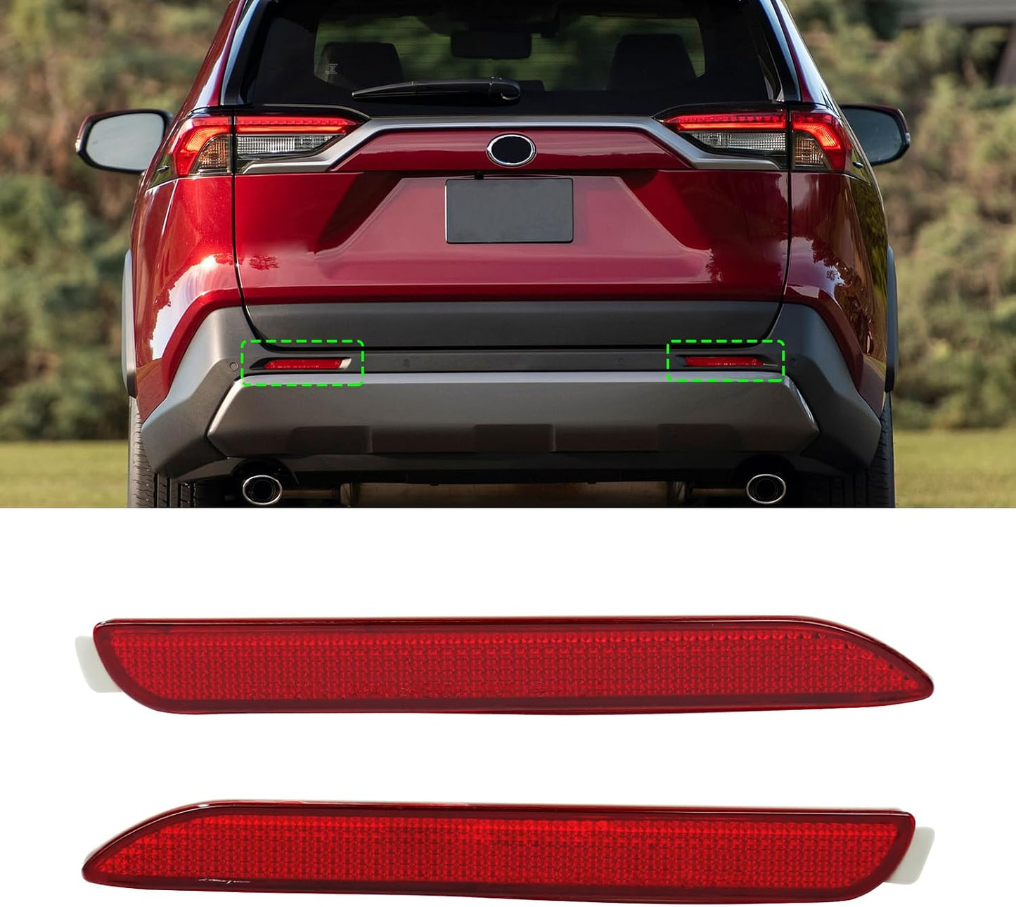 Reflector parachoques trasero Toyota RAV4 19-24