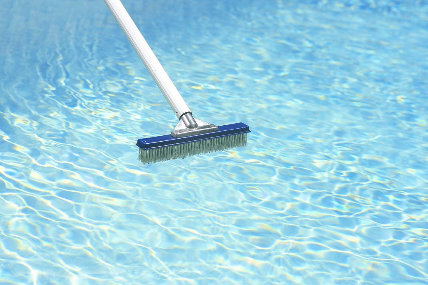 Cepillo algas acero inox 10pulg para piscinas Gunite