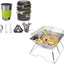 Kit 9 Pzas Utensilios Camping Acero Inox 304 Plegable