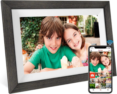 Marco fotos digital Frameo 10.1pulg WiFi 32GB almacenamiento