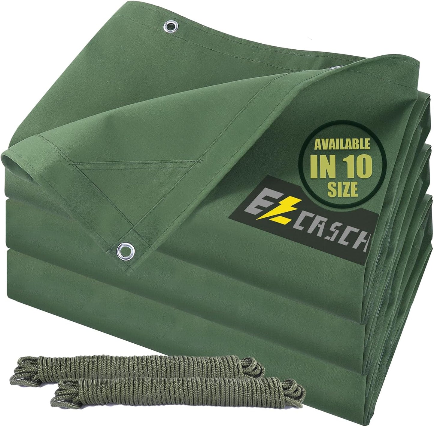 Lona 10x10ft resistente impermeable ojal aluminio 22mil 14oz