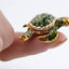 Caja mini joyería bisagras figurilla tortuga